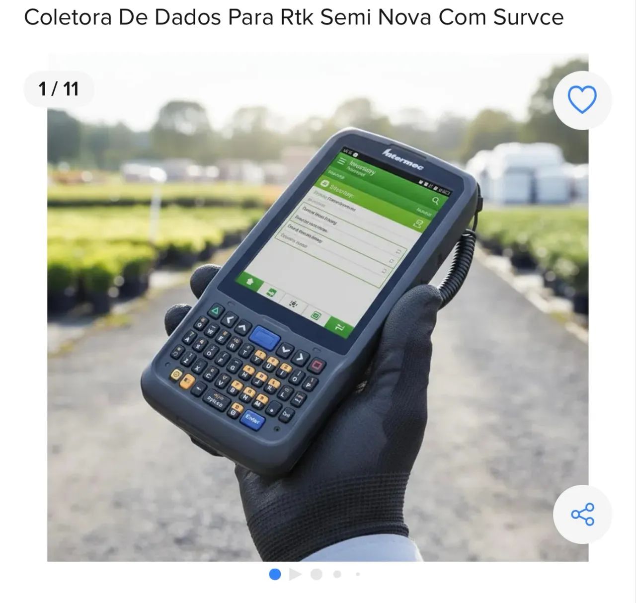Coletora De Dados Para Rtk Semi Nova Com Survce - Foto 5