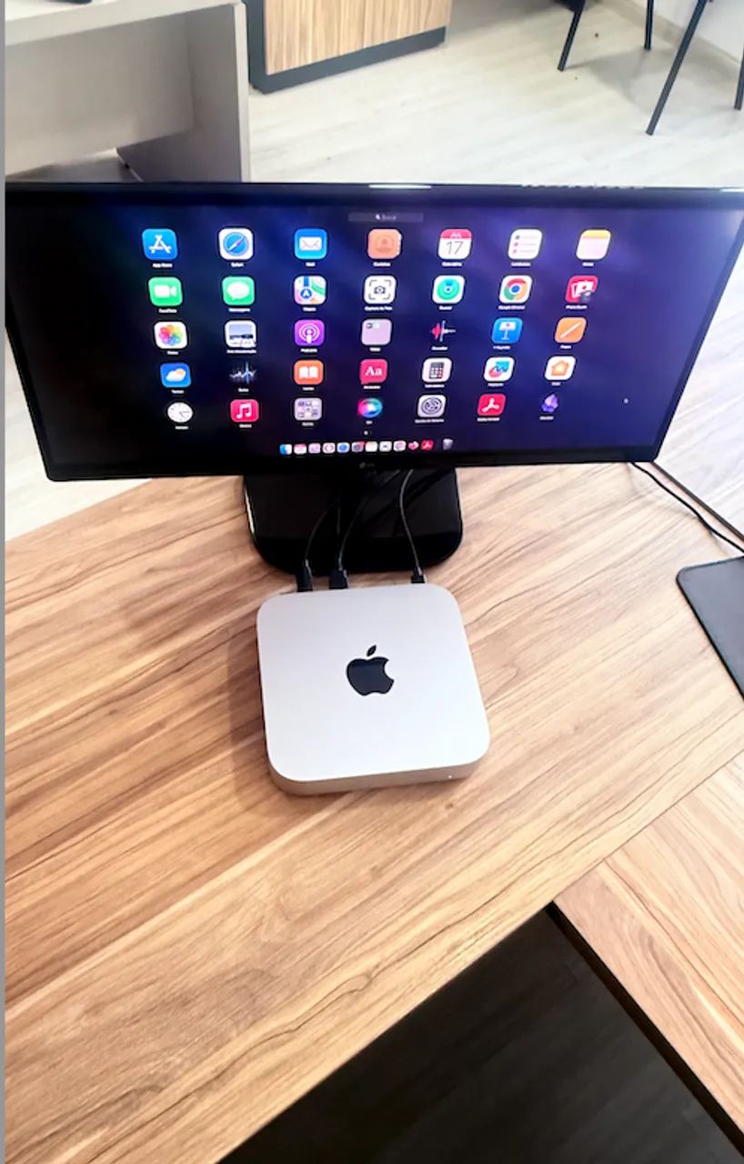 MAC Mini + Tela LG 27 Com Caixa - Foto 5