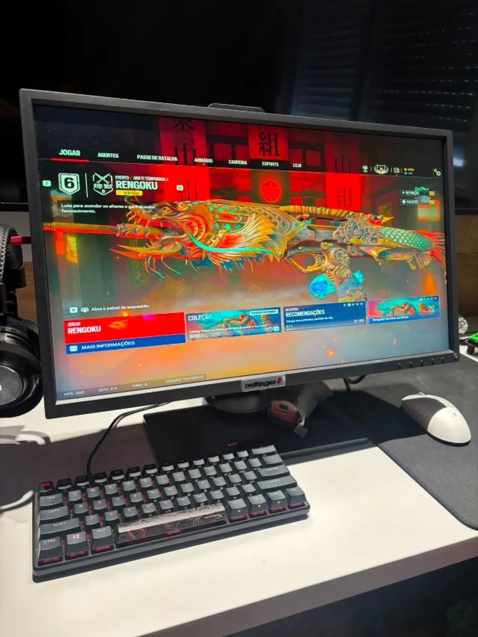 Monitor gamer 240hz