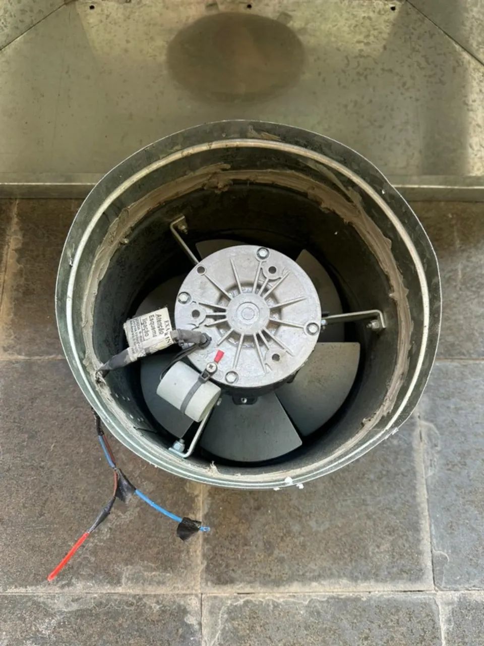 Coifa Galvanizada Chapa 28 com Motor - Foto 5