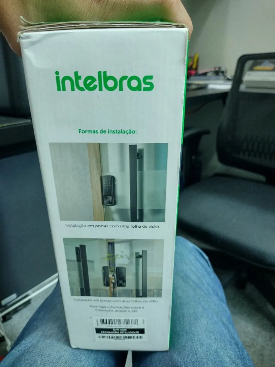 Fechadura eletrônica Intelbras nunca foi usada zero bala .  ZAP *66 - Foto 2