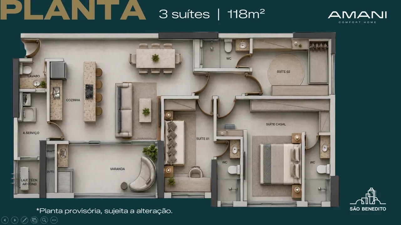 PLANTA 118m²