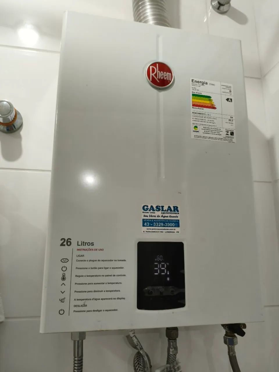 Aquecedor a gas