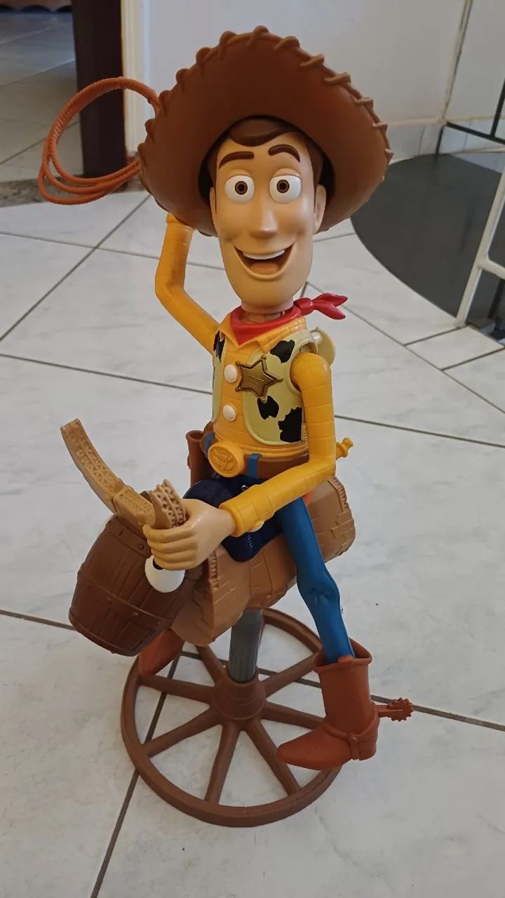 Woody com touro Toy story