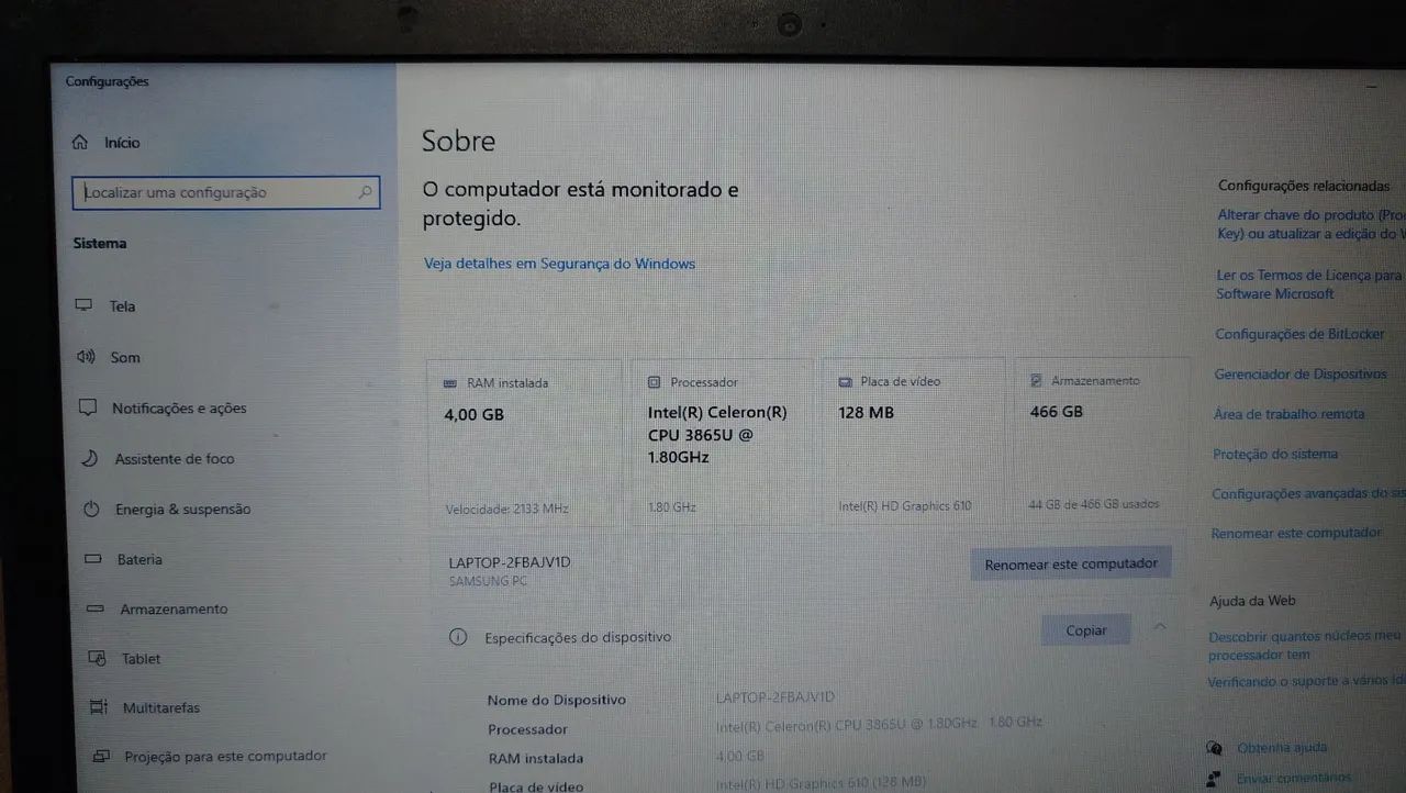 NOTEBOOK SAMSUNG PARA ESTUDO  - Foto 4