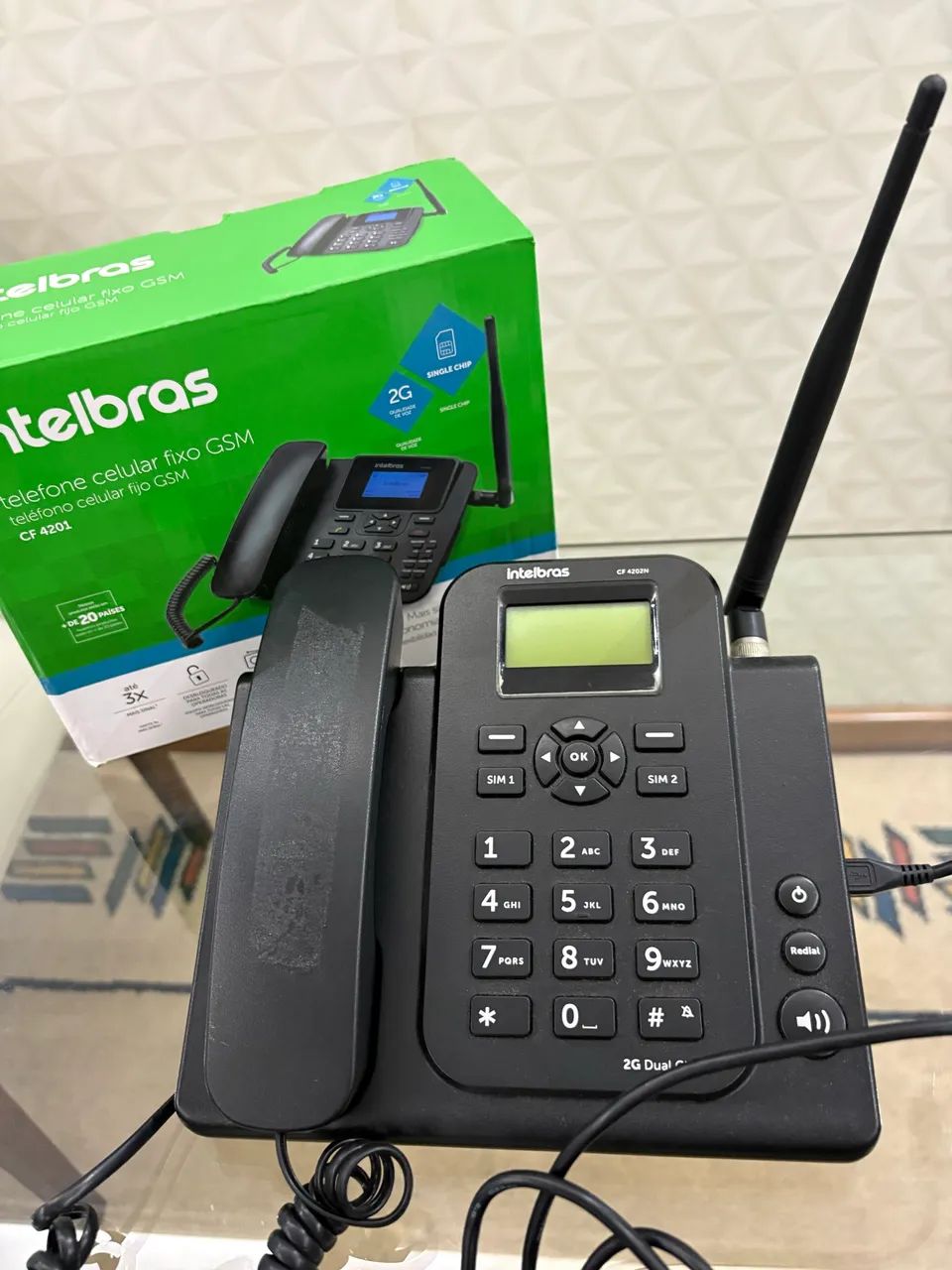 Telefone Celular Fixo Intelbras CF 4201 - Dual Chip - Foto 2
