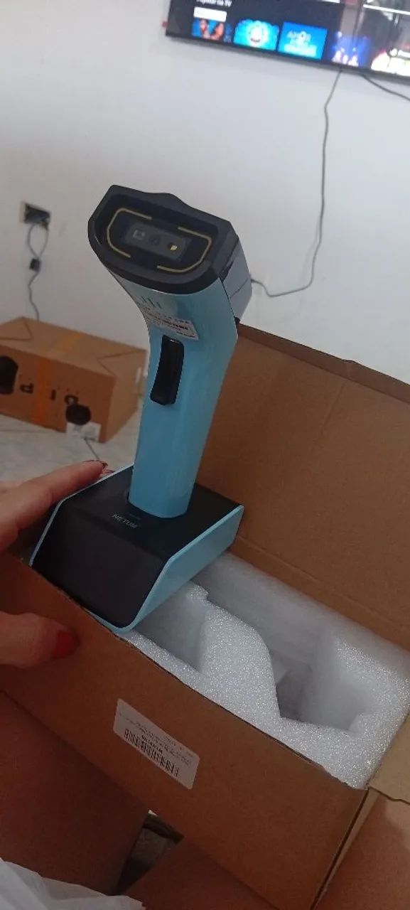 Leitoe Código de Barras QR code sem fio Bluetooth - Foto 3
