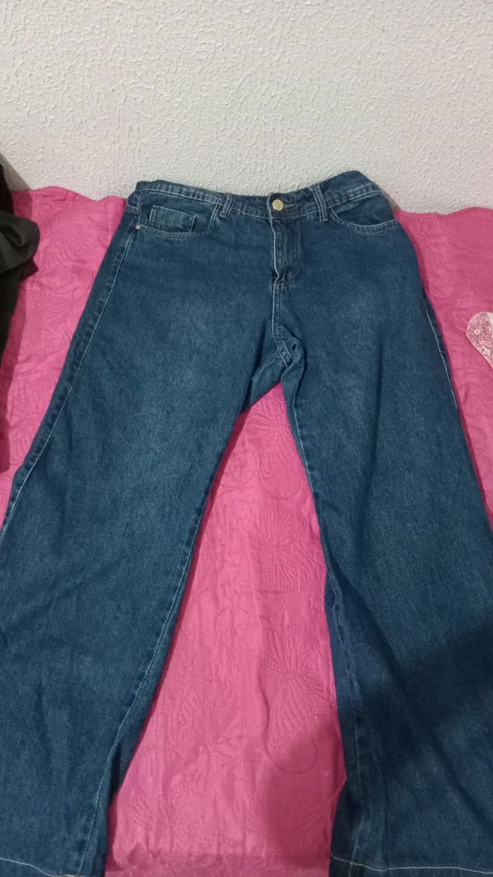 Saia jeans e calça jeans tam 40 - Foto 4