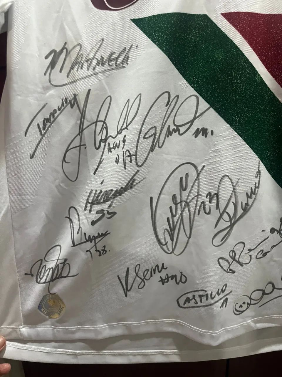 Camisa fluminense Umbro 2024 autografada  - Foto 3