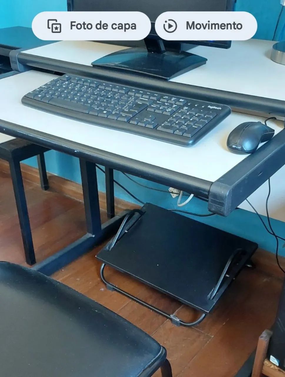 MESA PRA COMPUTADOR DOIS NÍVEIS  - Foto 2