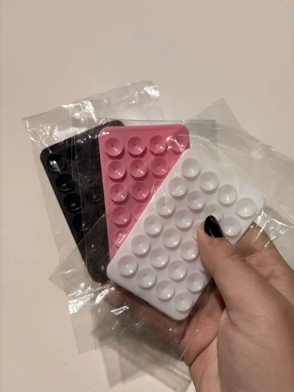 Ventosa de silicone para celular 