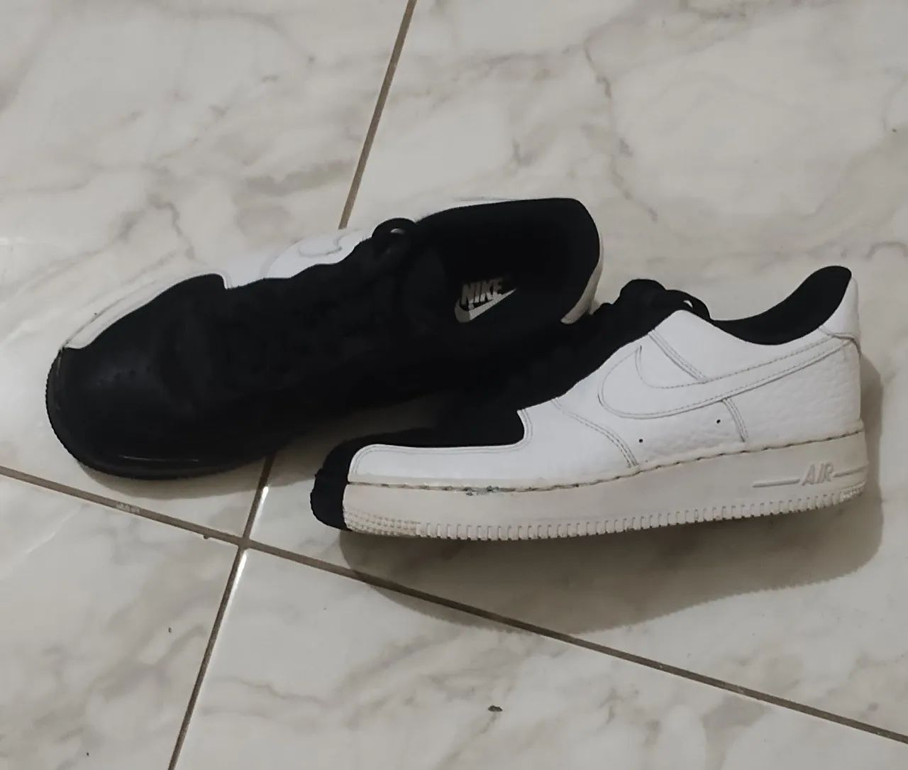 Tênis Nike Air Force 1 '07 PRM "Split" (Yin Yang) - Foto 3