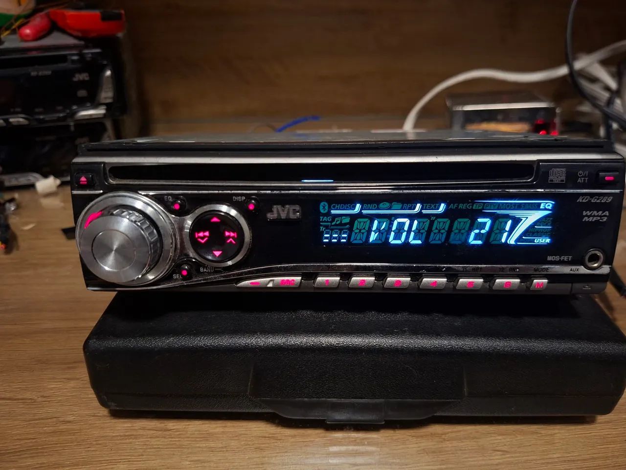 Rádio automotivo JVC KD-G289 com bluetooth - Foto 3