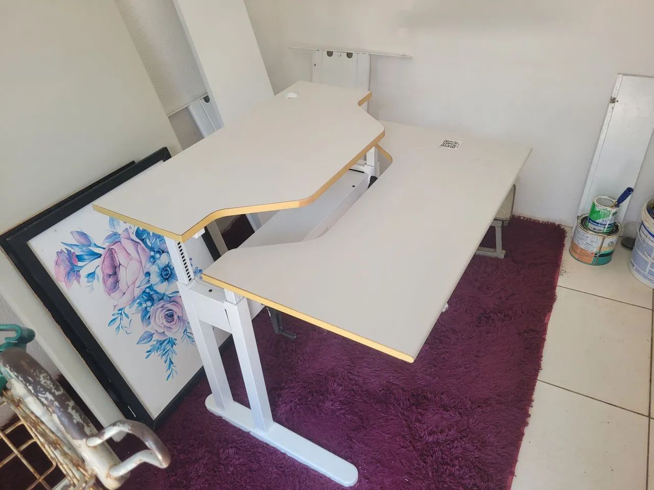 Mesa para computador com regulagem de altura  - Foto 3