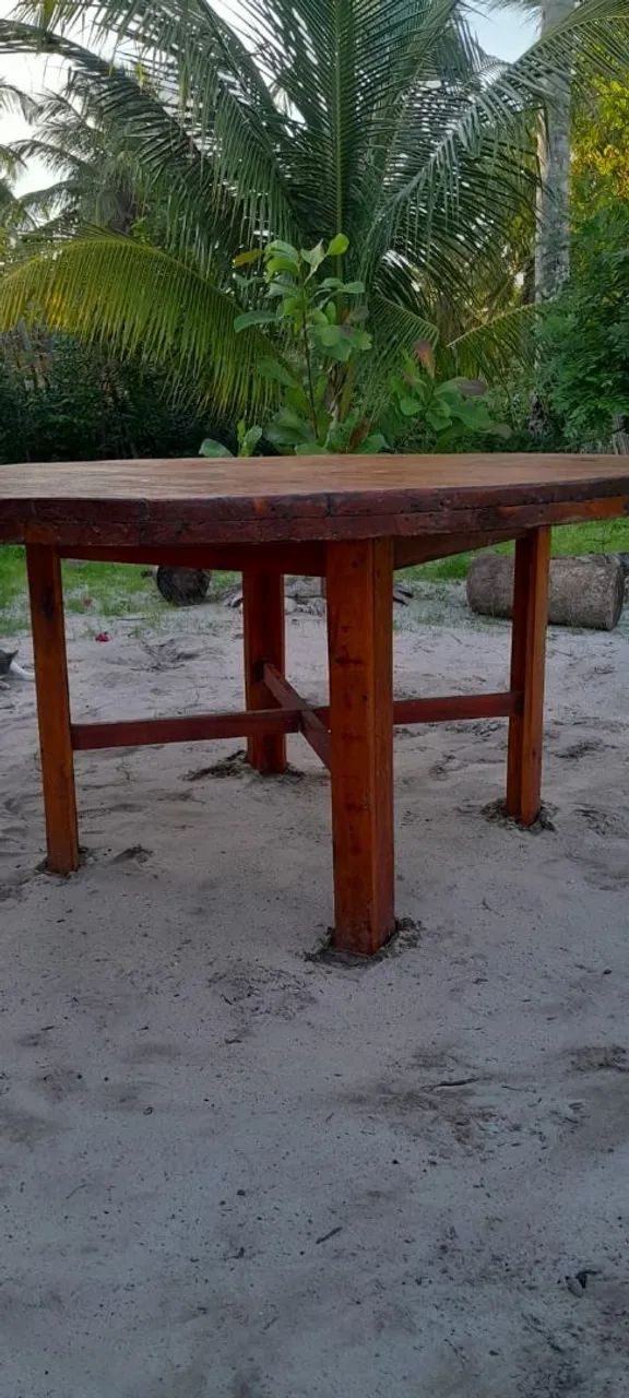 Mesa redonda rústica  - Foto 3