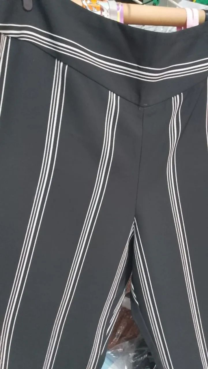 Calça feminina com listras  - Foto 3