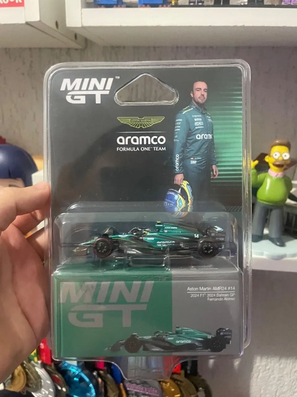 Mini GT Fórmula 1 Aston Martin - Fernando Alonso