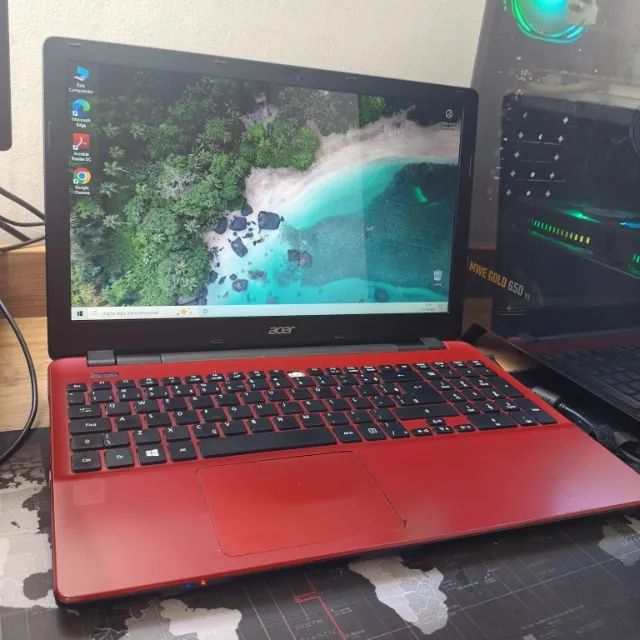 Notebook Acer Aspire E5-571  i3-4030U 16GB SSD 120GB 15.6 Polegadas - Foto 2