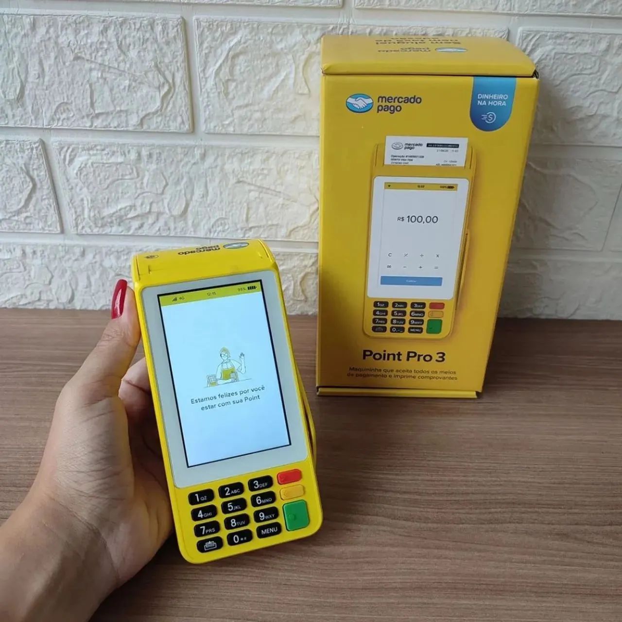 Máquina de cartão Point Pro 3 4G Lacrada  - Foto 2