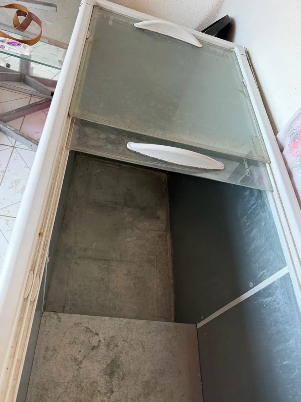 Freezer Horizontal Esmaltec Vidro AF400 - Foto 3