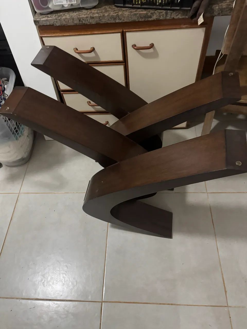 Mesa quadrada vidro 140x140cm - Foto 4