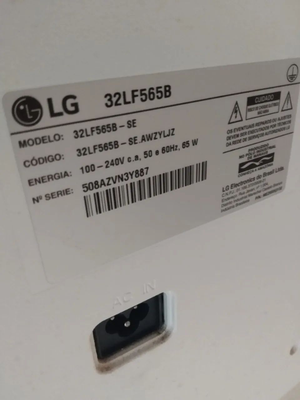 Televisor LG 32LF565B 32 pol (não é Smart) - Foto 2