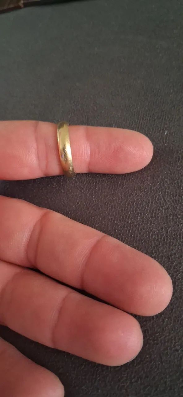 Aliança de ouro 18k. - Foto 2
