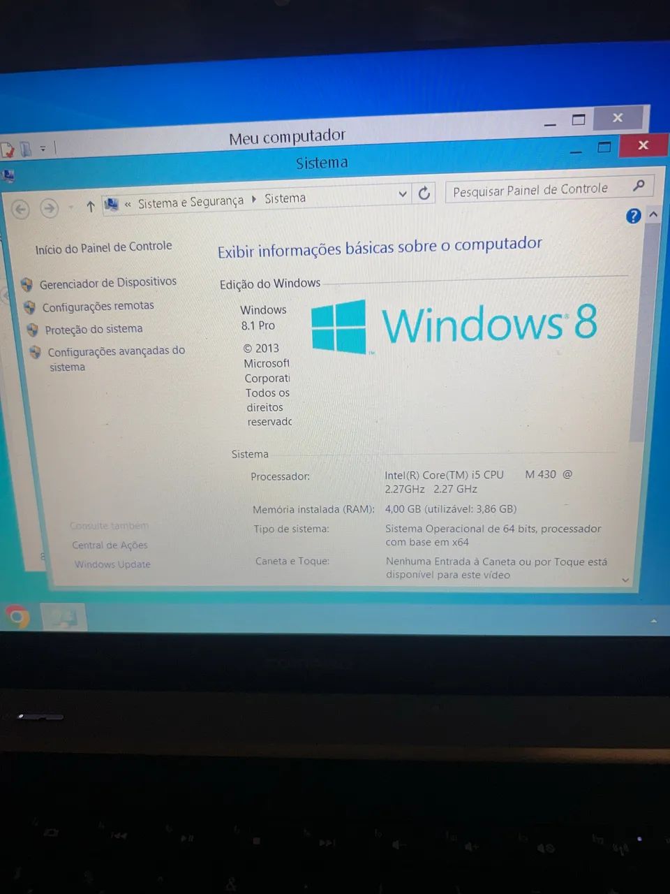 Notebook Compaq - Intel Core i5 / 4GB RAM
