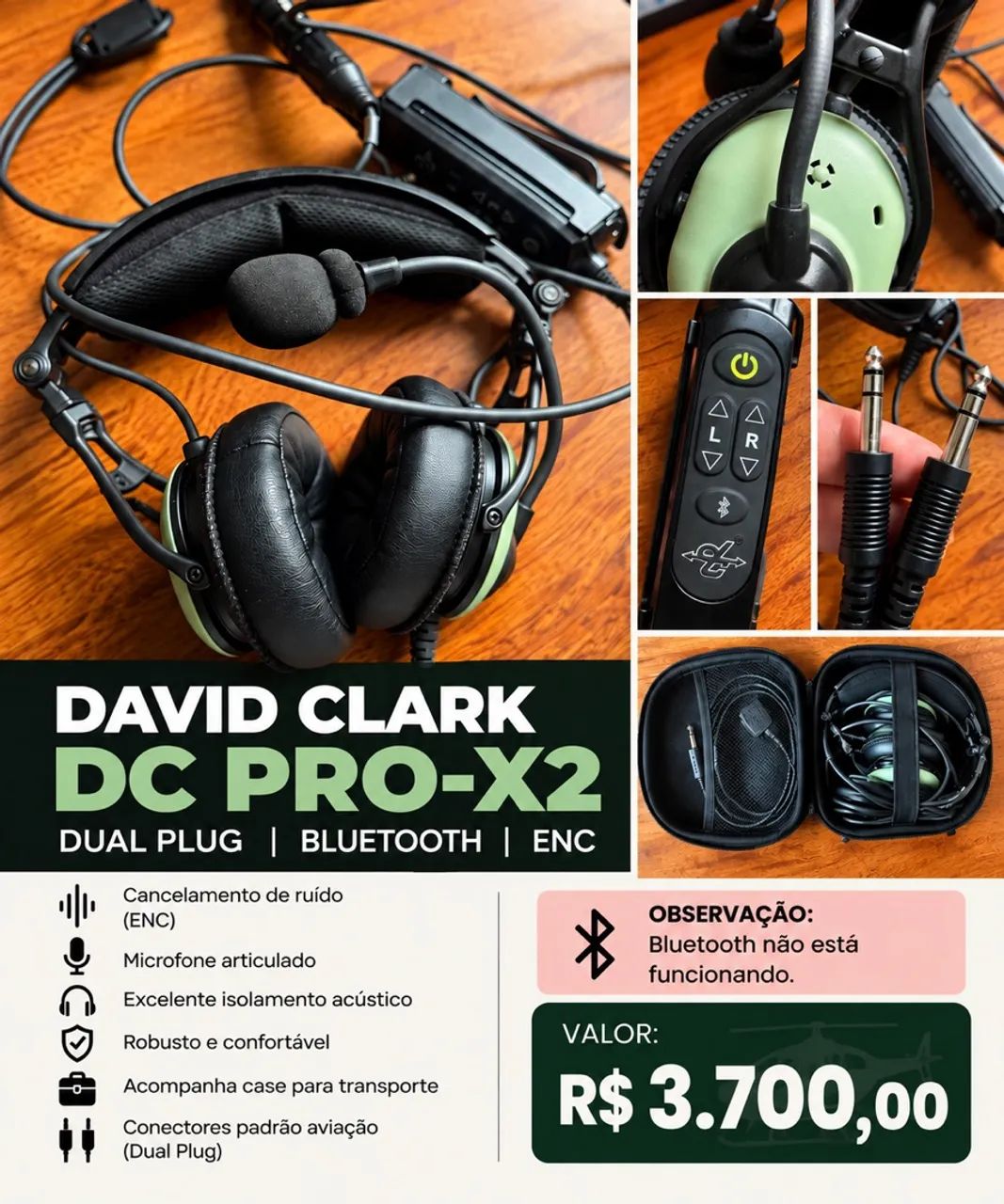 Headset David Clark Pro X2 - Foto 5