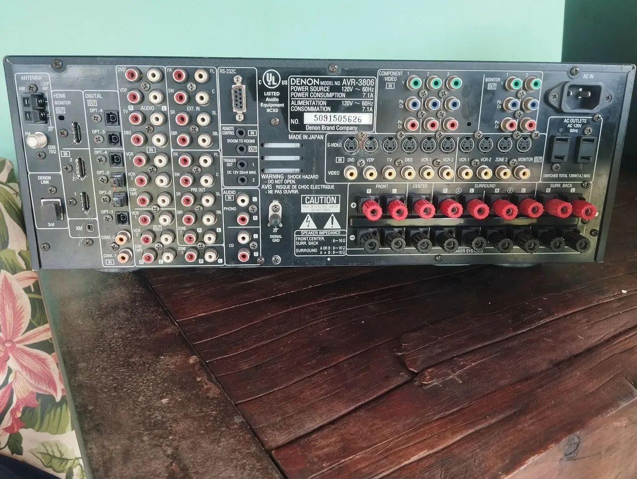 Amplificador denon AVR 3806 - Foto 2