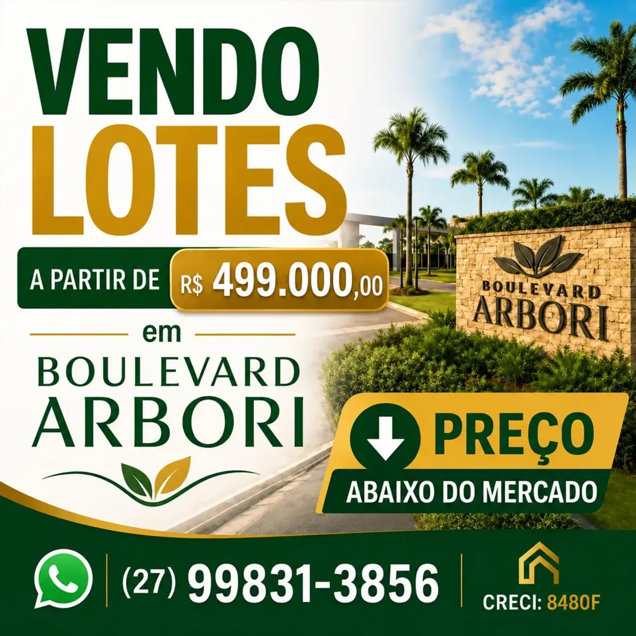 lote em Boulevard Arbori