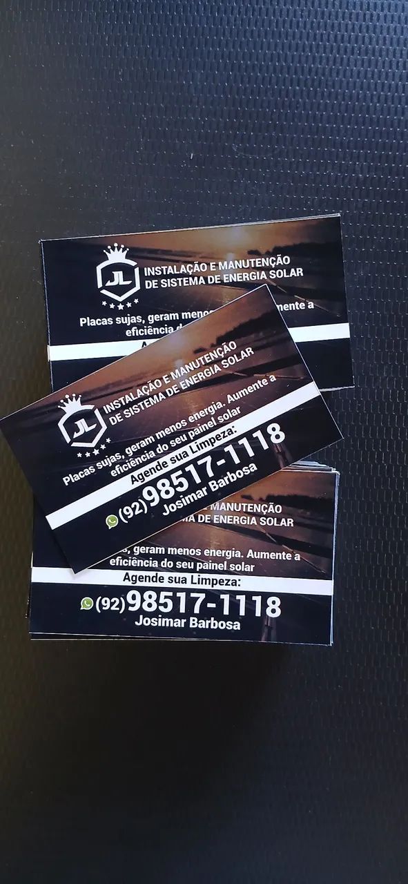 100 Cartões de Visitas 