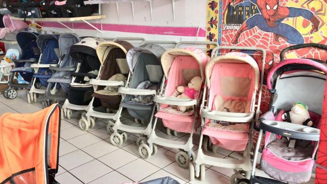 Carrinho de Bebe, seminovo, planeta dos Baixinhos
