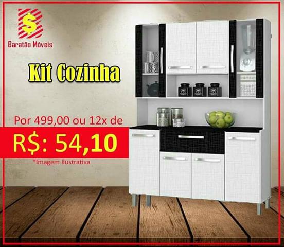 ARMÁRIO de COZINHA 8 portas