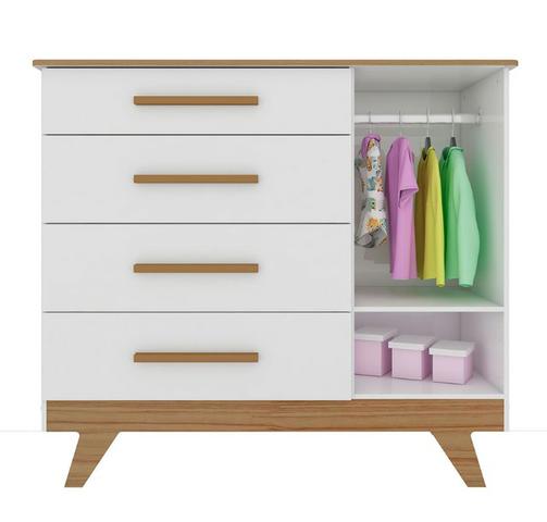 Cômoda Infantil - 100% MDF - Retrô *NOVO* ShopMix Móveis - Foto 3