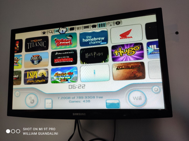 Nintendo Wii 1tb hdd externo HDMI SD completo 438 jogos wii - Foto 6