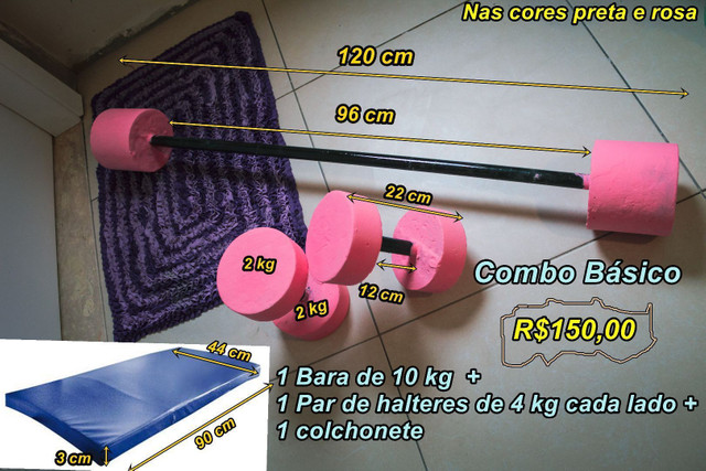 Halteres e Barras Supinos (Aceito Cartão) - Foto 5