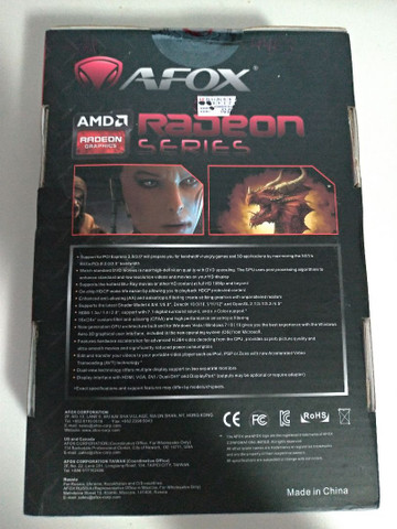 Placa de vídeo Afox Radeon RX550 4GB AMD - Foto 2