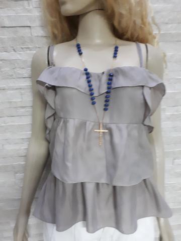 Blusa babados Tam P - Foto 5