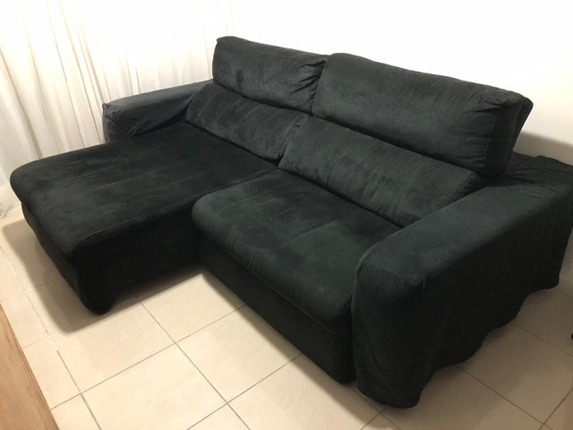 Vendo Sofá Retrátil Preto - Foto 2