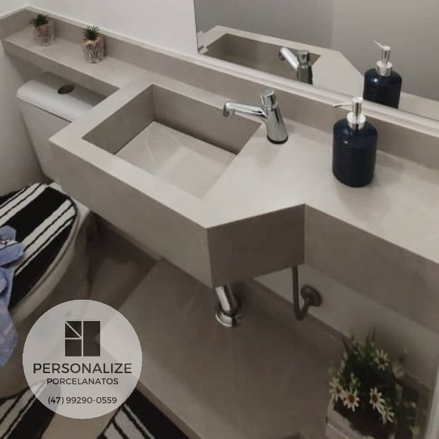 Cubas Esculpidas em Porcelanato Sob Medida - Foto 2