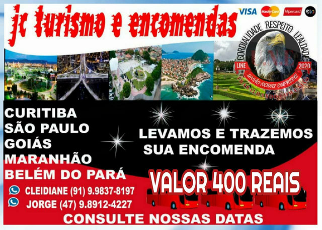 J.c turismo é encomendas