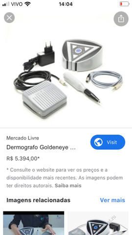 Dermógrafo Tonederm novo, na caixa