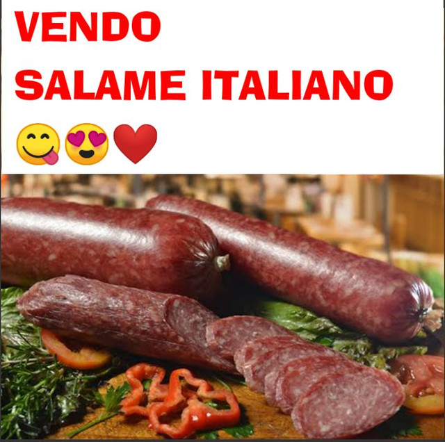 VENDO SALAME ITALIANO