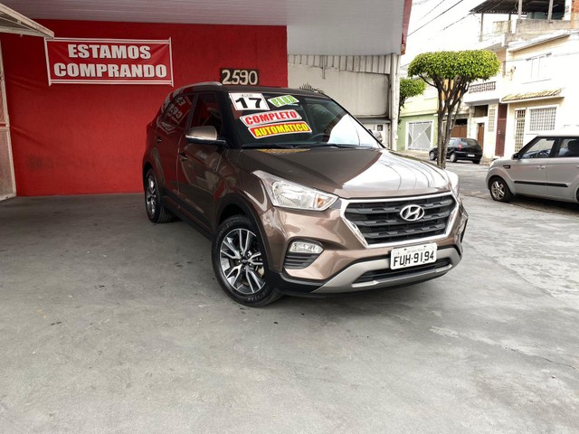 HYUNDAI CRETA 1.6 PULSE 2017 MARROM FLEX AUTOMÁTICO