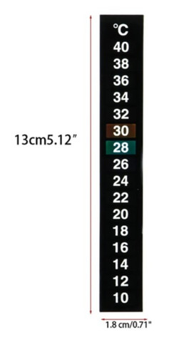 COD-AP90 Tanque De Aquário Termômetro Adesivo Temperatura Digital Automação Robotica - Foto 2