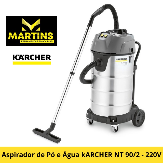 Aspirador de Pó e Água Karcher NT 90/2 - 220v