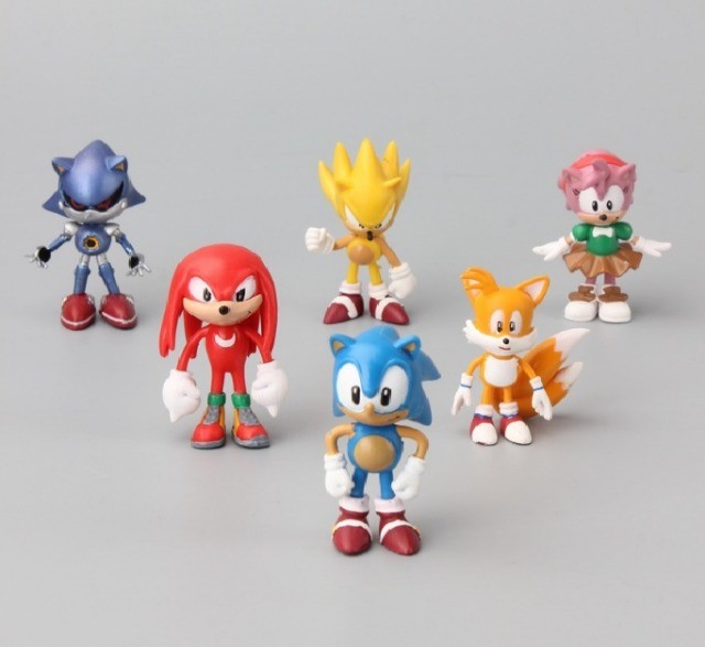 Kit Miniaturas Bonecos Do Sonic The Hedgehog