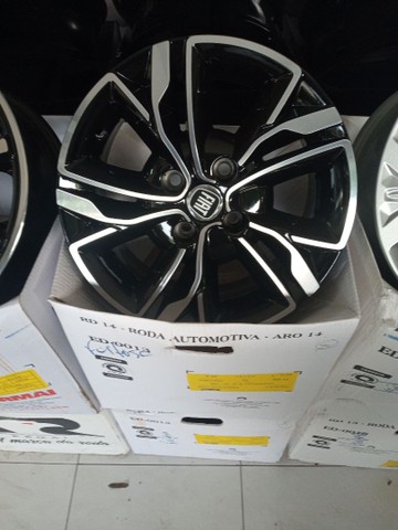 Roda Nova Lançamento aro 14 Linha Fiat