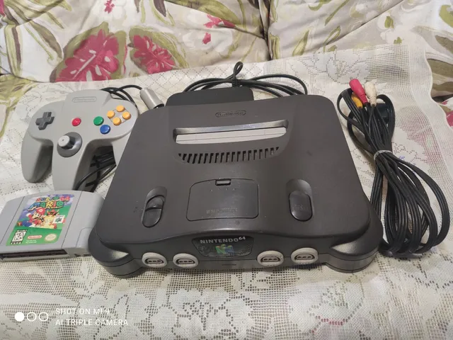 Nintendo 64*** Com 1 controle - SS Games Antigos